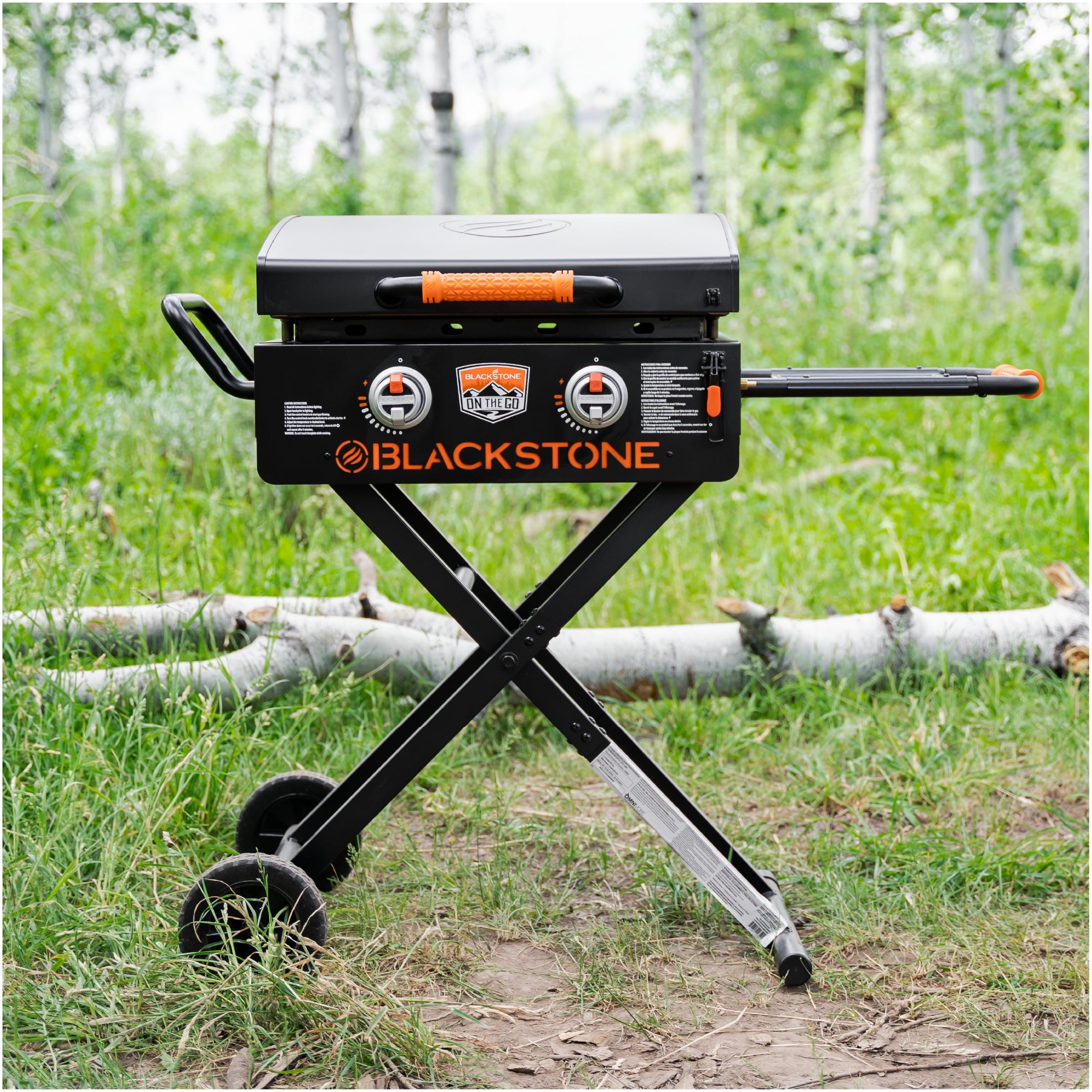 Blackstone On-the-Go 2-Burner 22” Propane Omnivore Griddle with Flexfold Legs Blackstone