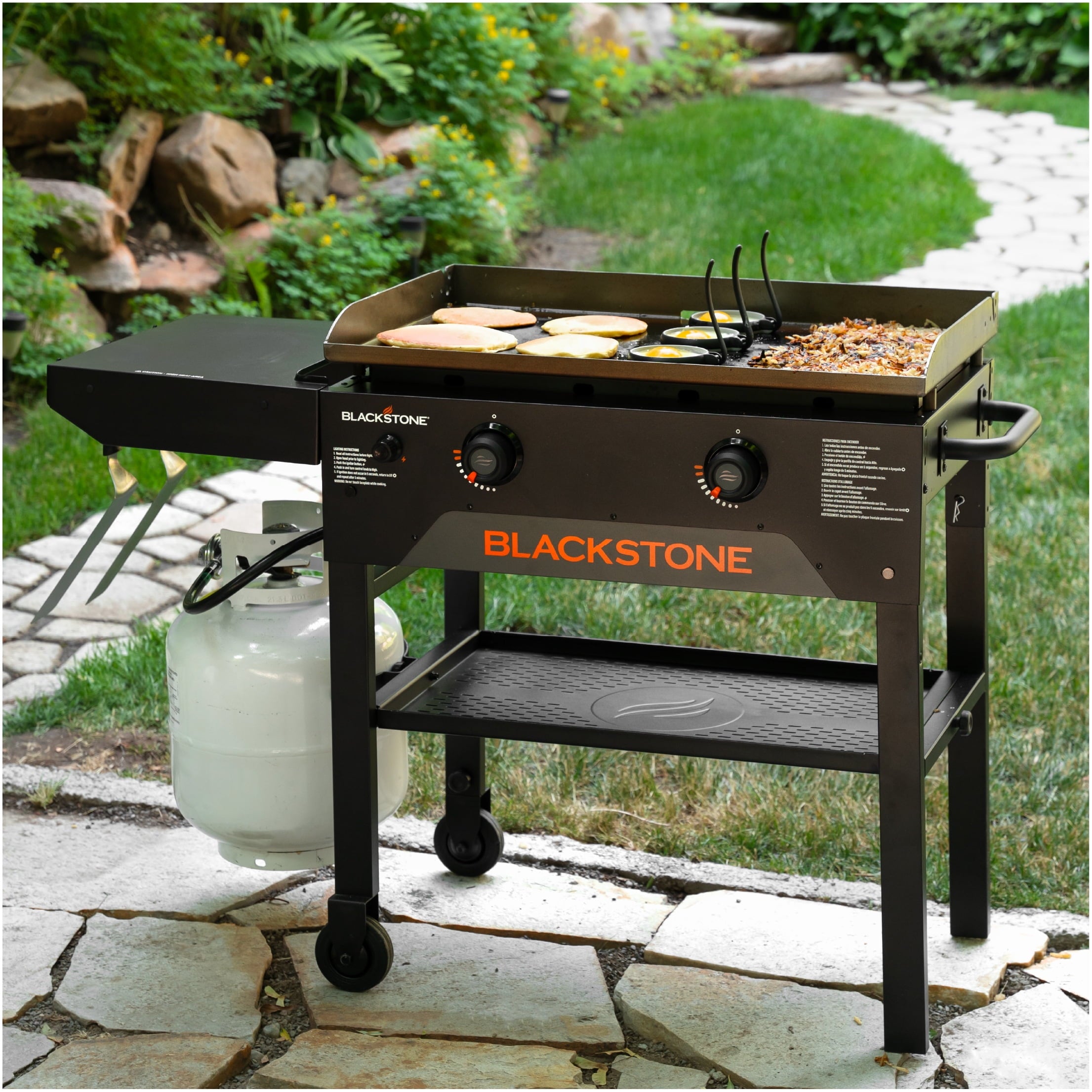 Blackstone Original 2-Burner 28 Propane Omnivore Griddle Gas Grills