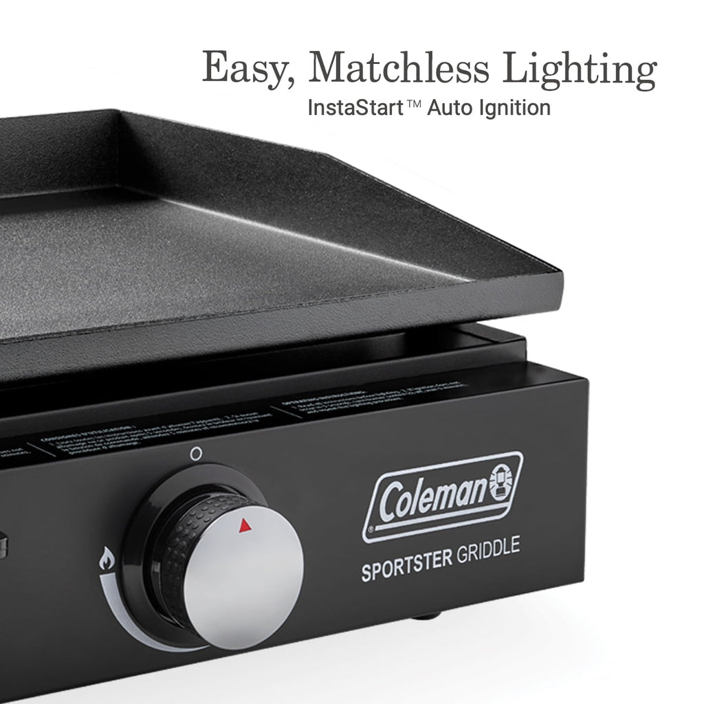 Coleman Sportster Tabletop 17-inch Griddle, Black Coleman