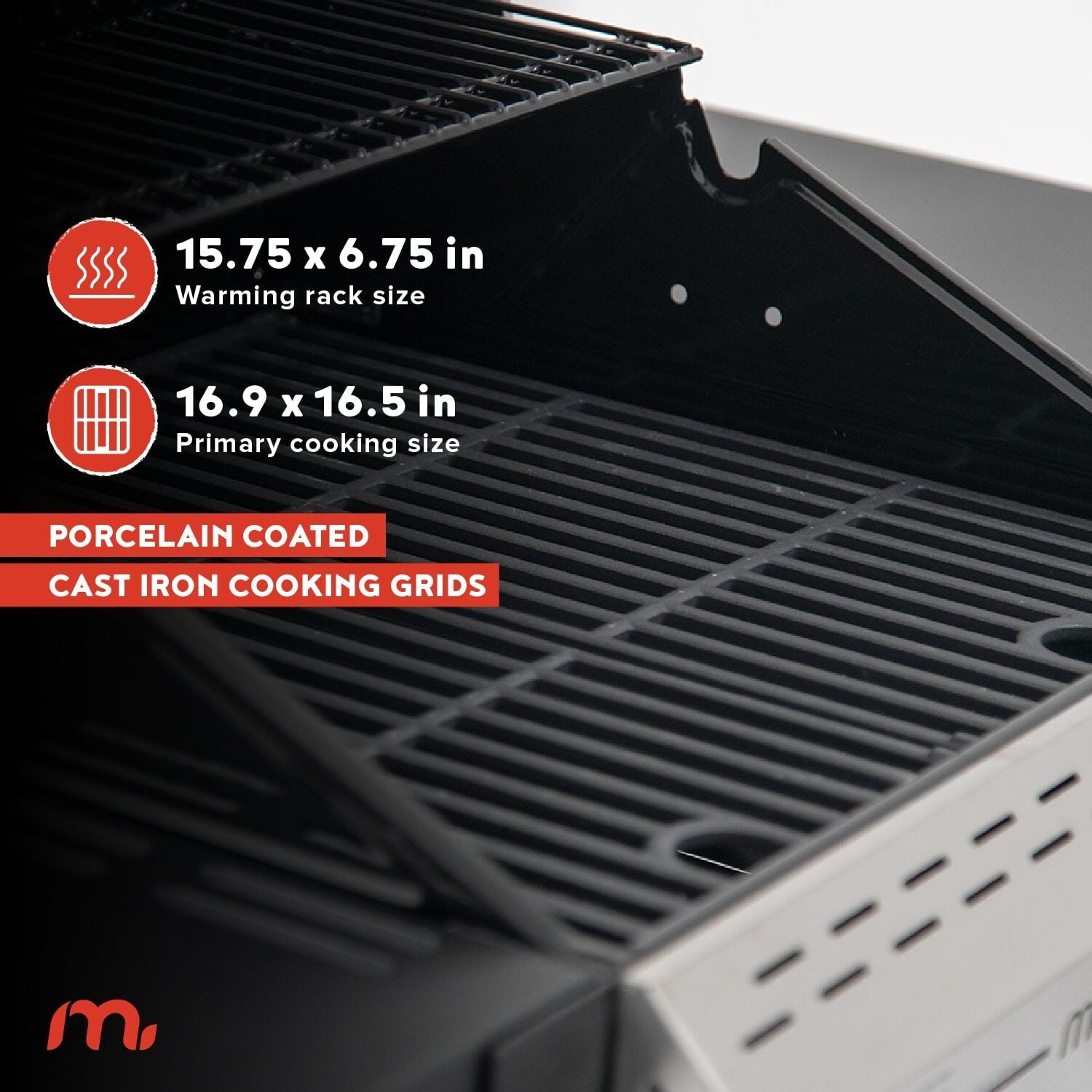 Megamaster Deluxe 2-Burner Gas Grill with Foldable Side Tables, 418 SQ In Cooking Space, 28000 BTUs, Stainless Steel Lid, Propane BBQ Grill for Outdoor Cooking, Patios, Backyards and More -720-0864MA Megamaster