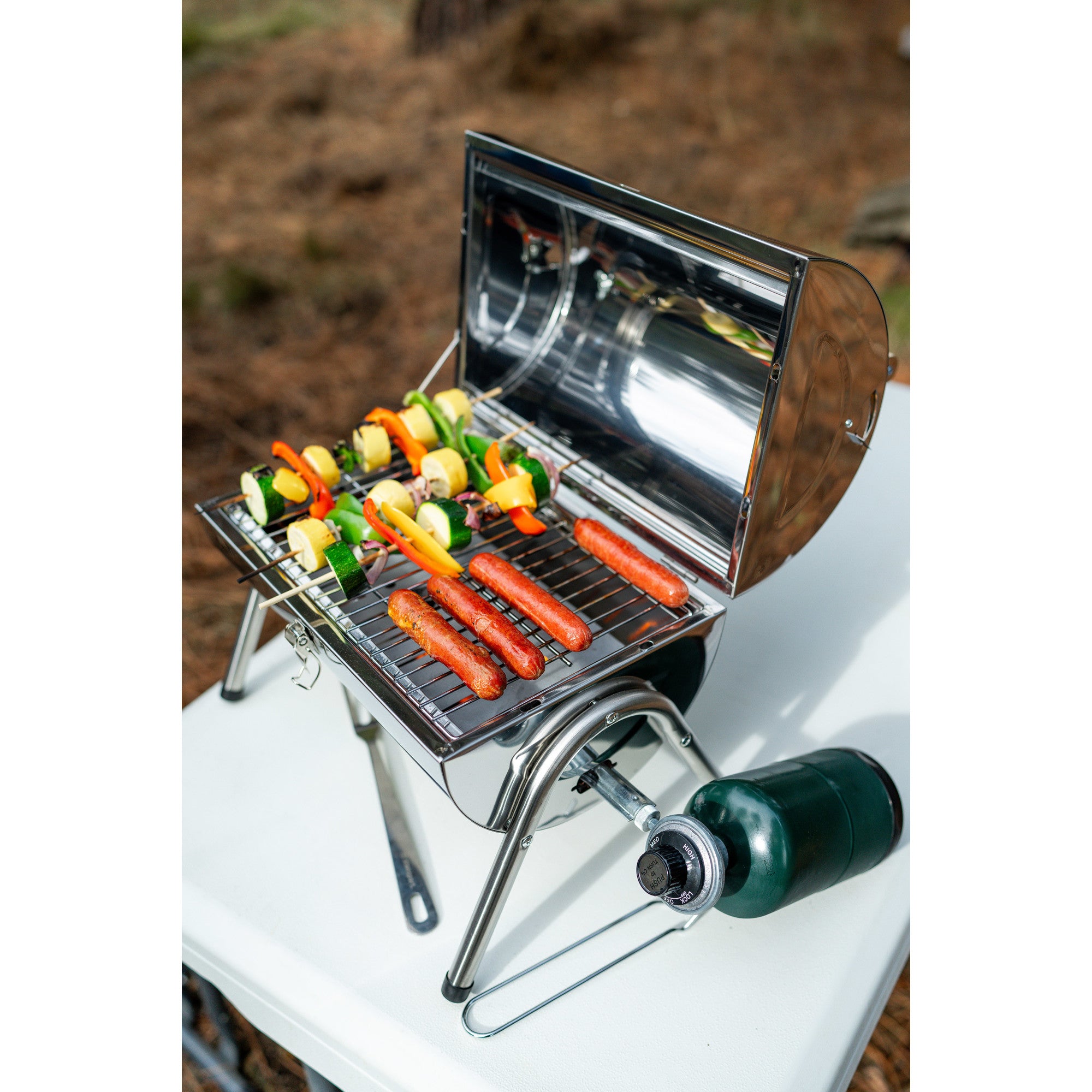Stansport Stainless Steel Propane BBQ Grill Stansport