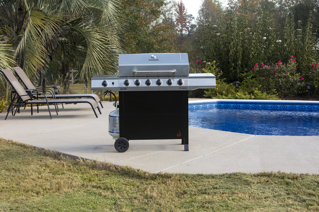 Charbroil? Performance Series? 6-Burner Gas Grill & Griddle Gas Grills