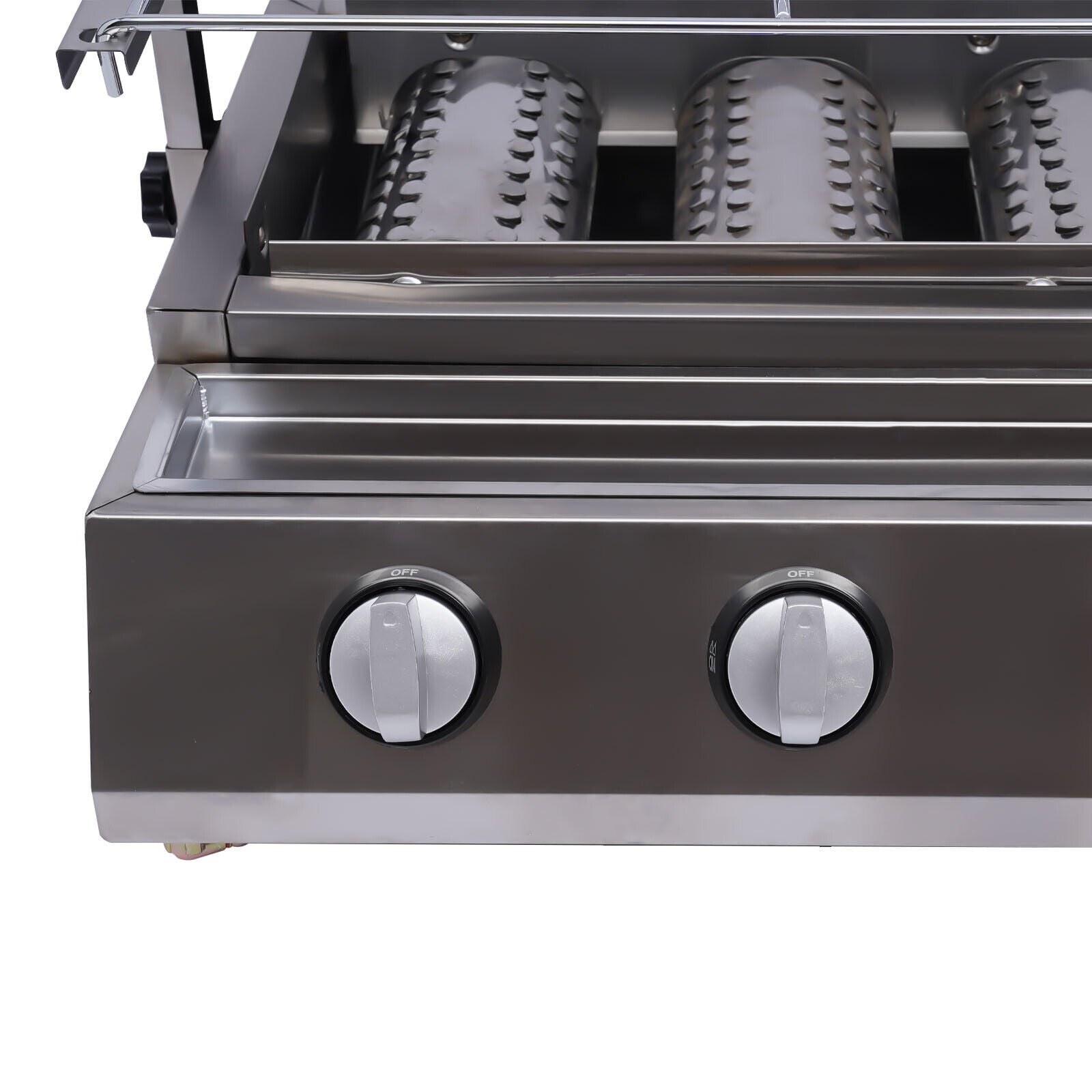 8 Burner BBQ Gas Grill Barbeque Outdoor Cooking Stainless steel Large Grill Grid 8 Head LPG  Gas Barbecue Grill Commercial BBQ Machine Outdoor Cooker Smokeless Commercial Gas Grill