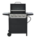 Enyopro 3 Burner Gas Grill , 37000 BTU Stainless Steel Propane Gas Grill with Side Burner, Outdoor BBQ Grill with Side Table and Thermometer, for Outdoor Camping BBQ Gas Grills