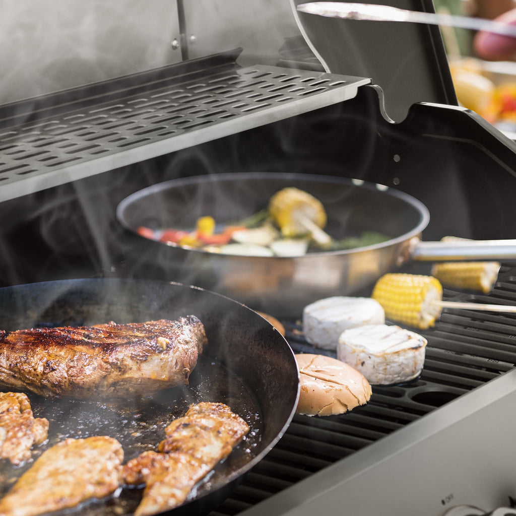 Royal Gourmet SG6002 Classic 6-Burner 71000-BTU LP Gas Grill with Sear Burner and Side Burner, Stainless Steel Royal Gourmet