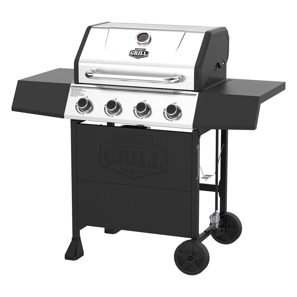Expert Grill 4 Burner Propane Gas Grill and Protective Soft Cover Expert Grill