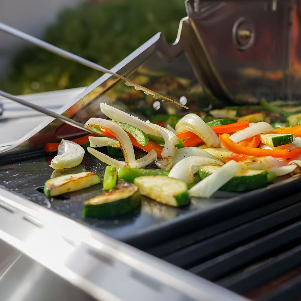 Monument Grills Mesa 2-Burner Propane Gas Grill, Foldable Sides, Swivel Casters, Stainless Steel, LED Controls Gas Grills