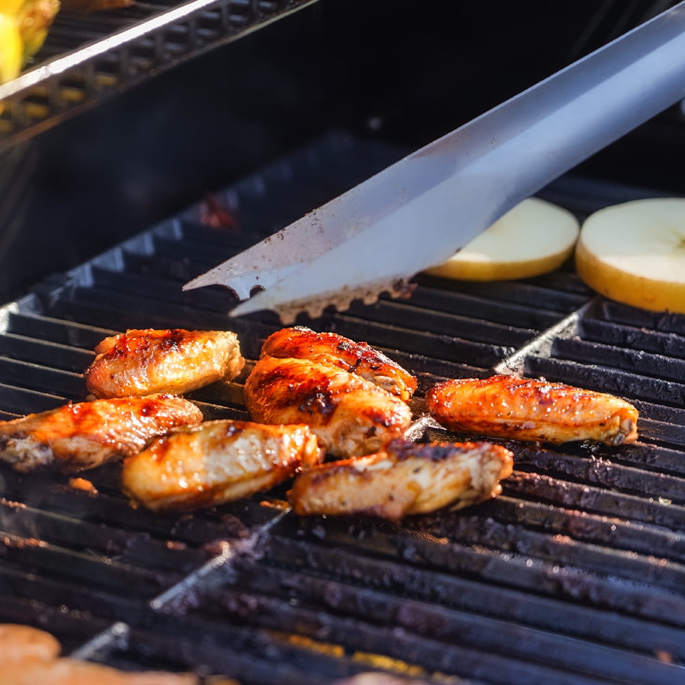 Mesa 2-Burner Propane Gas Grill in Black with Clear View Lid , LED Controls, and Grill Cover Monument Grills