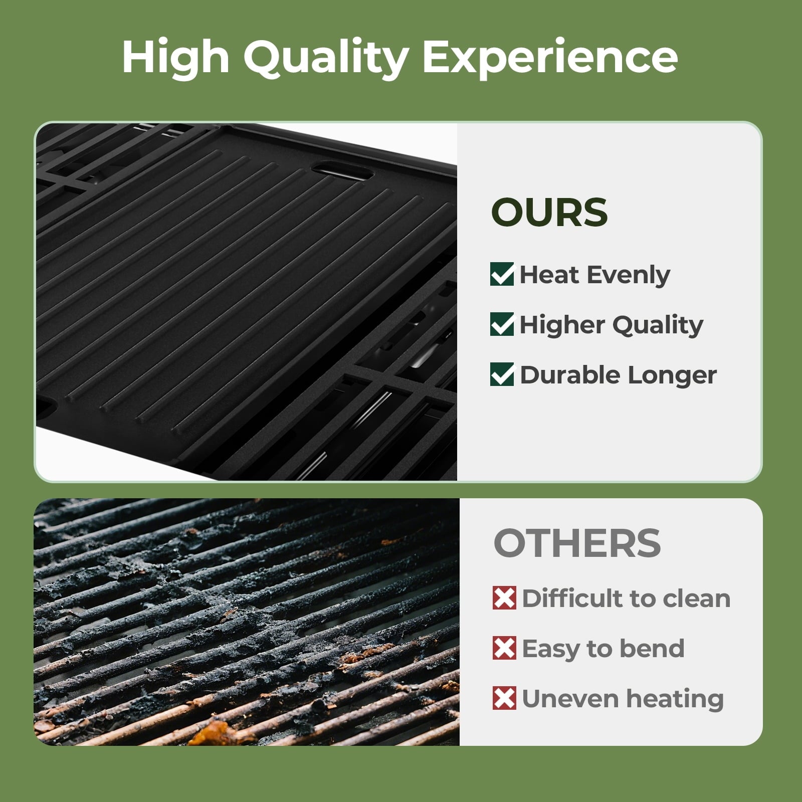 WAA 4-Burner BBQ Propane Gas Grill,32000 BTU Outside Stainless Steel Barbecue Propane Grill,Ideal for Outdoor Cooking Camping Park Balcony WAA