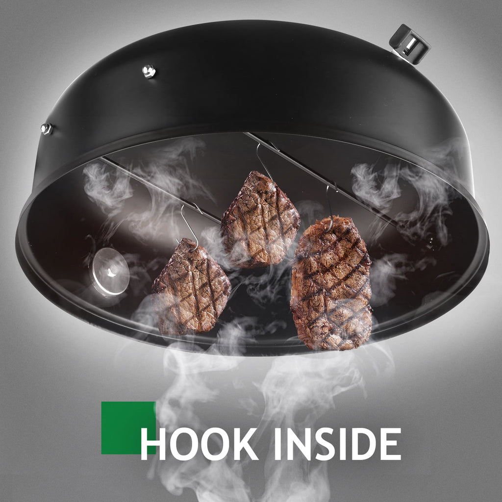Debonair 3-in-1 Vertical Charcoal Smoker Portable BBQ Smoker Grill with Detachable 2 Layer Debonair