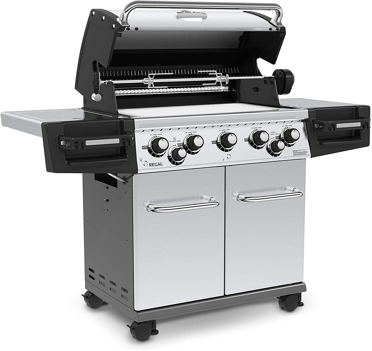 Broil King 958347 Regal S590 Pro Gas Grill, 5-Burner, Stainless Steel Broil King