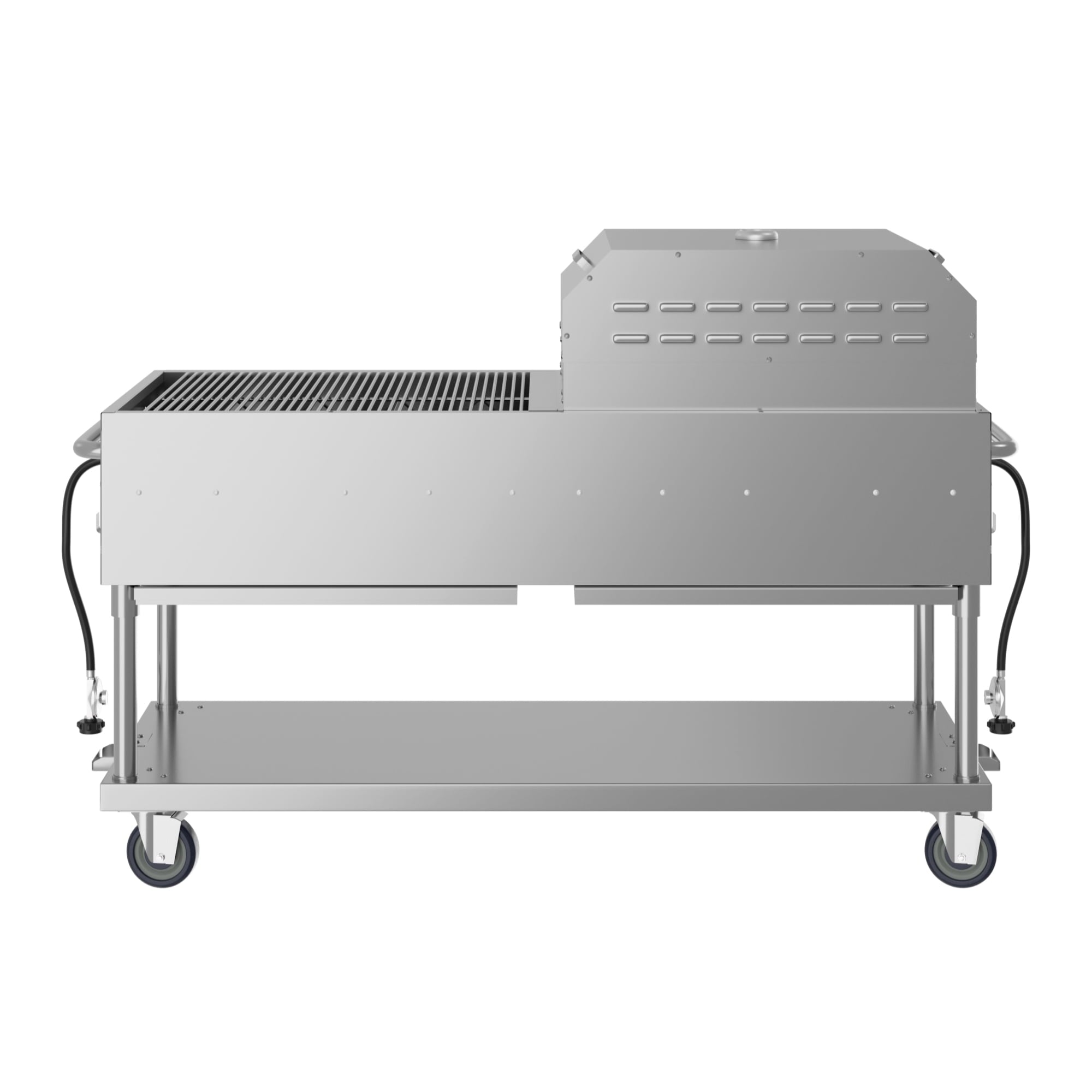 72 in. Commercial Outdoor Propane Gas Grill with 36 in. Pizza Oven in Stainless-Steel (CGKIT7-P36) Koolmore