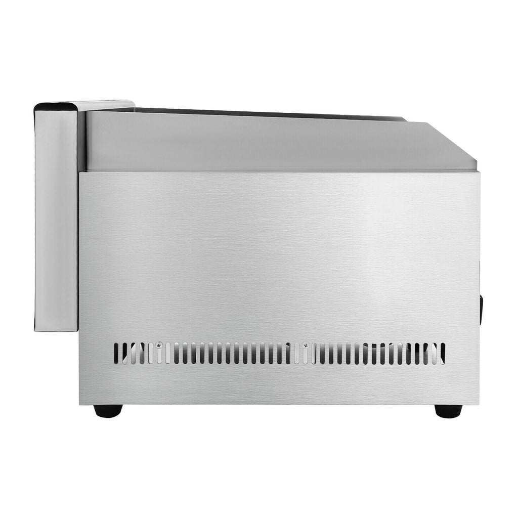21 Radiant Char Broiler Grill 2 Burner Gas & Propane Commercial Restaurant Gas Grill 2800Pa for Backyard, Garden, Courtyard, Terrace