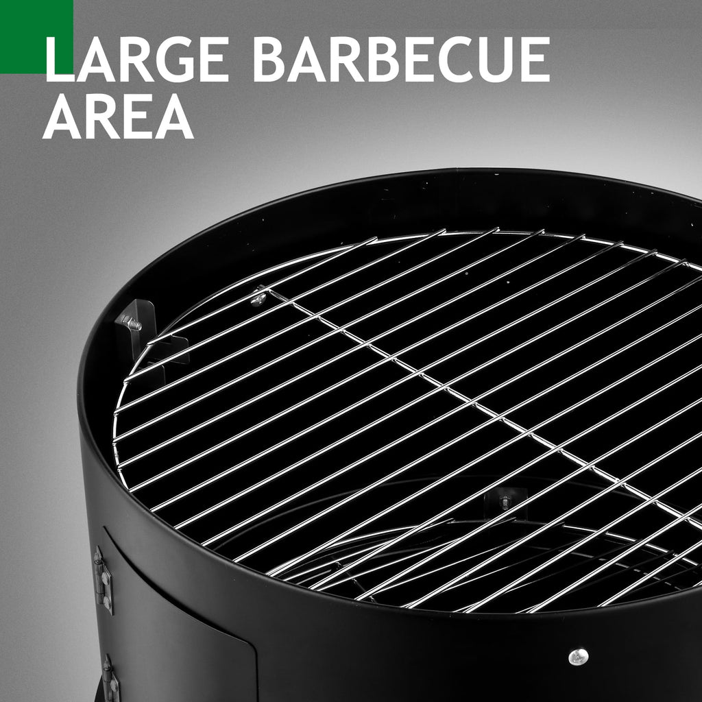 Debonair 3-in-1 Vertical Charcoal Smoker Portable BBQ Smoker Grill with Detachable 2 Layer Debonair