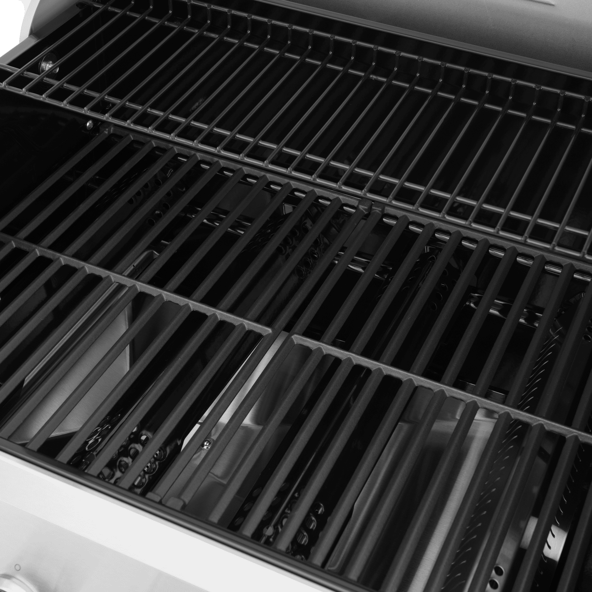 Monument Grills 4 Burner Stainless Propane Gas Grill with Viewing Window, Two Foldable Shelves ,Gas Tank Hook & Bottle , Easy Clean-up, M410MBZ Monument Grills
