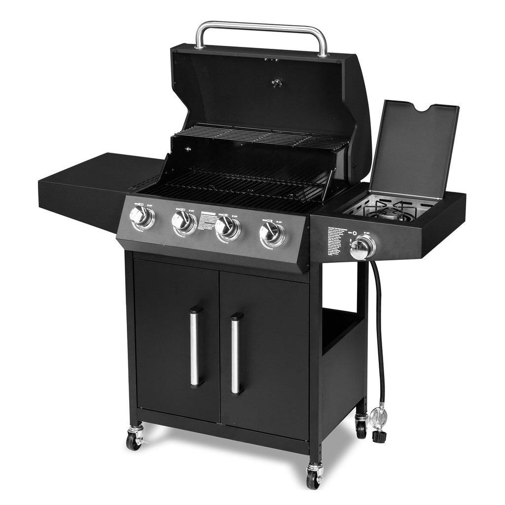 UBesGoo 4 Burner Propane Gas Grill with Side Burner 58000BTU for Camping Cooking BBQ UBesGoo