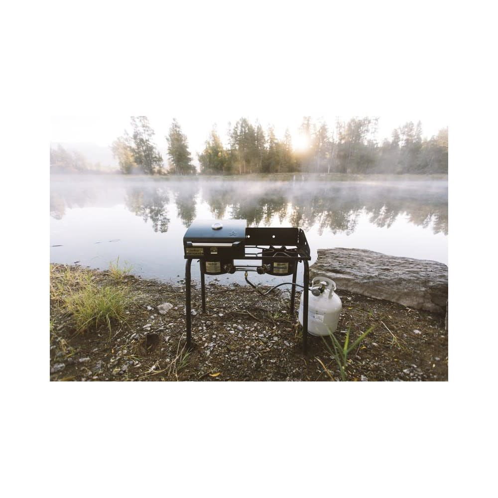 Camp Chef Deluxe BBQ Grill Box, BB30L, Cast Iron Grill Grates Camp Chef