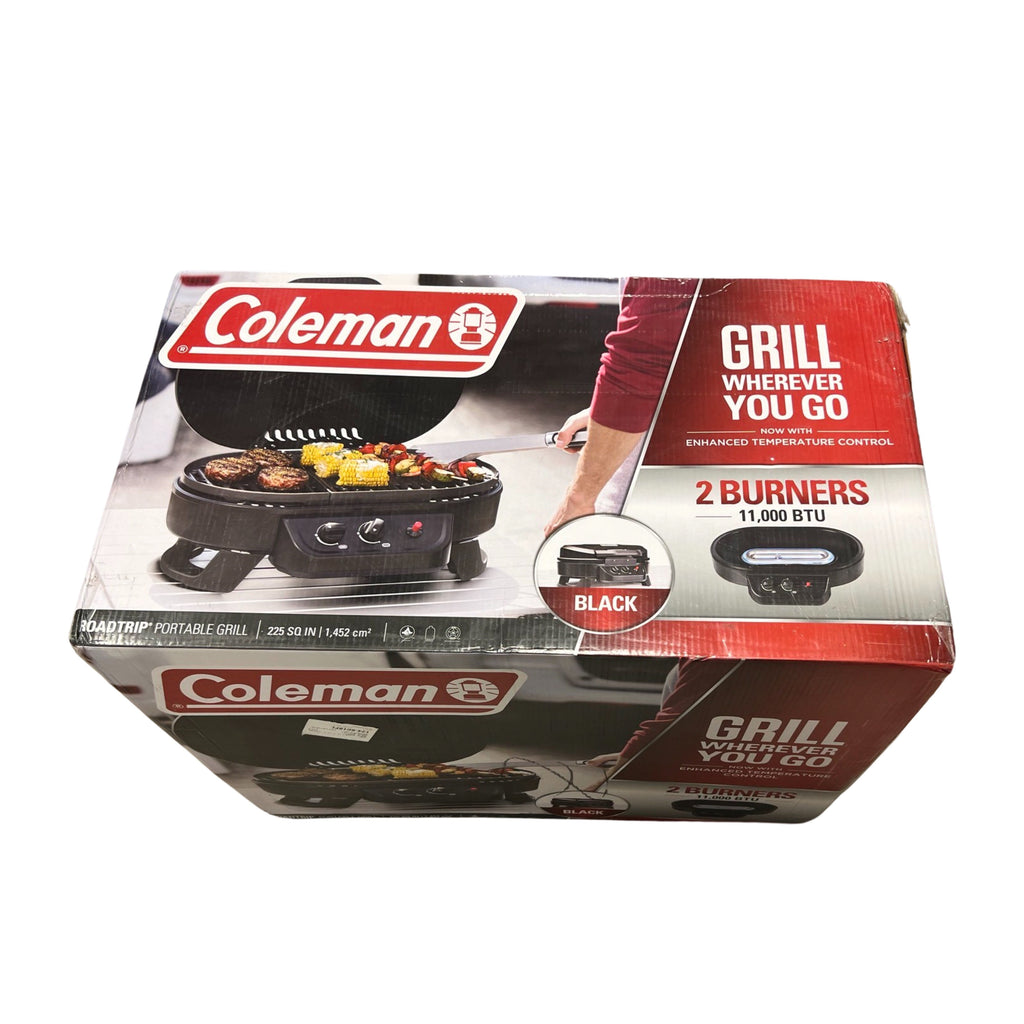 Coleman Roadtrip 225 Tabletop 2 Burner Propane Gas Grill, Black Gas Grills
