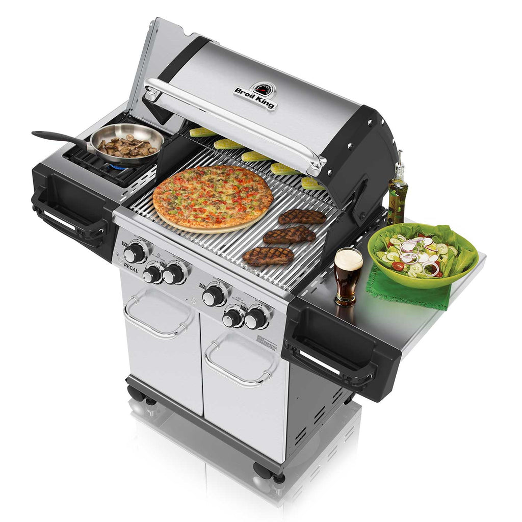 Broil King Regal S490 Pro Infrared 4-Burner Freestanding Grill, 25.5in., Propane Broil King