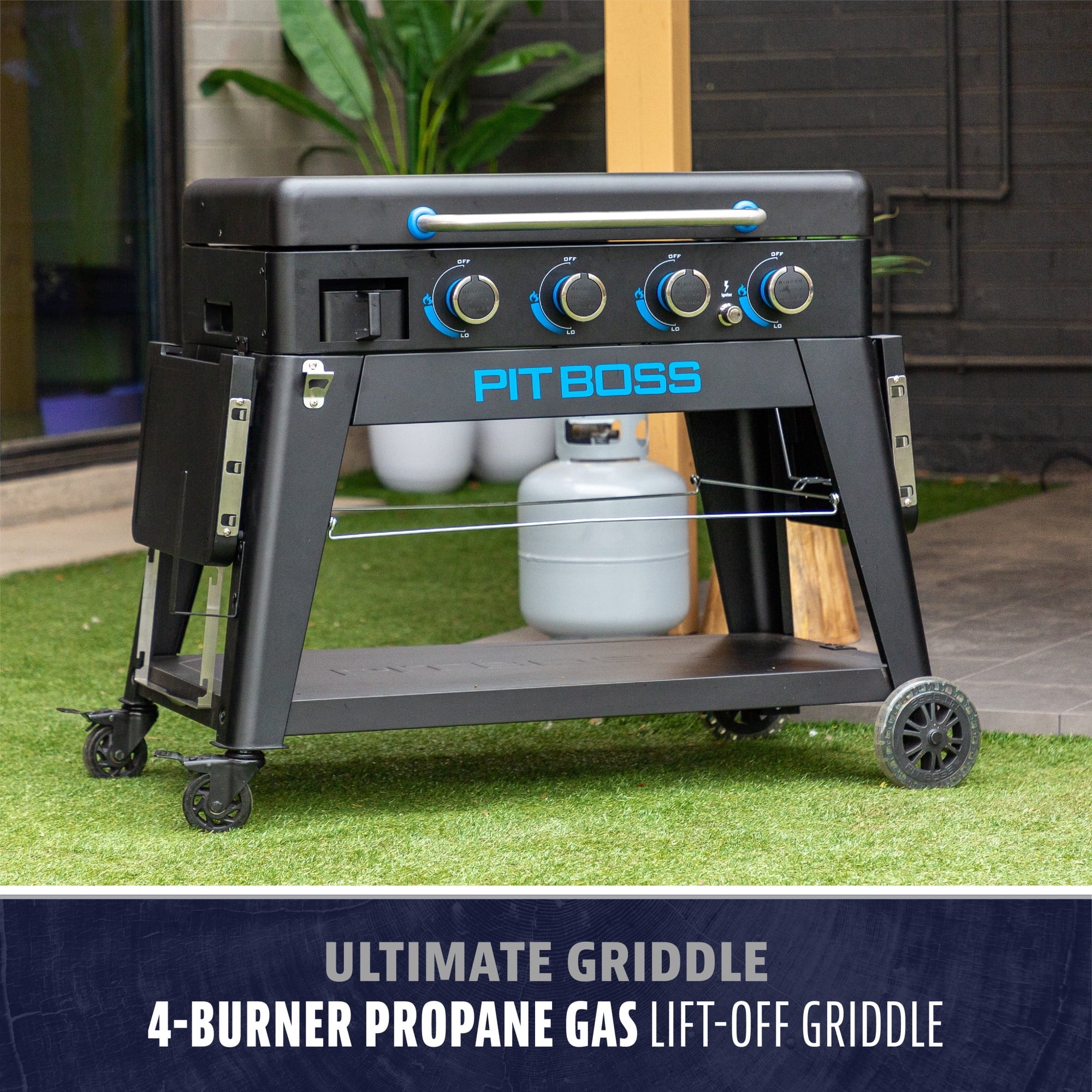 Pit Boss Ultimate Griddle Series 4-Burner 36 Gas Griddle with Portable Gas Grills