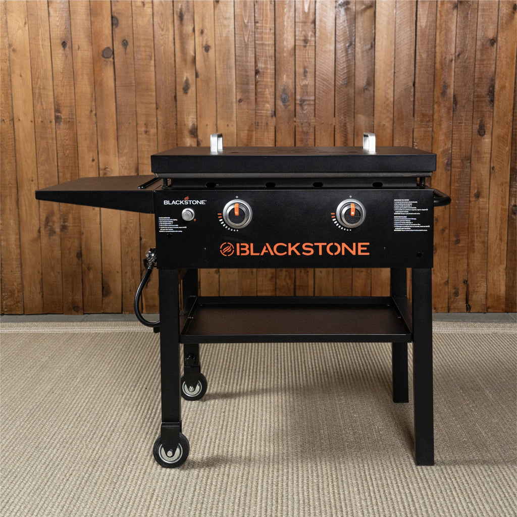 Blackstone Original Outdoor Griddle, 2-Burner 28 Flat Top Grill with Hard Cover, Black Blackstone