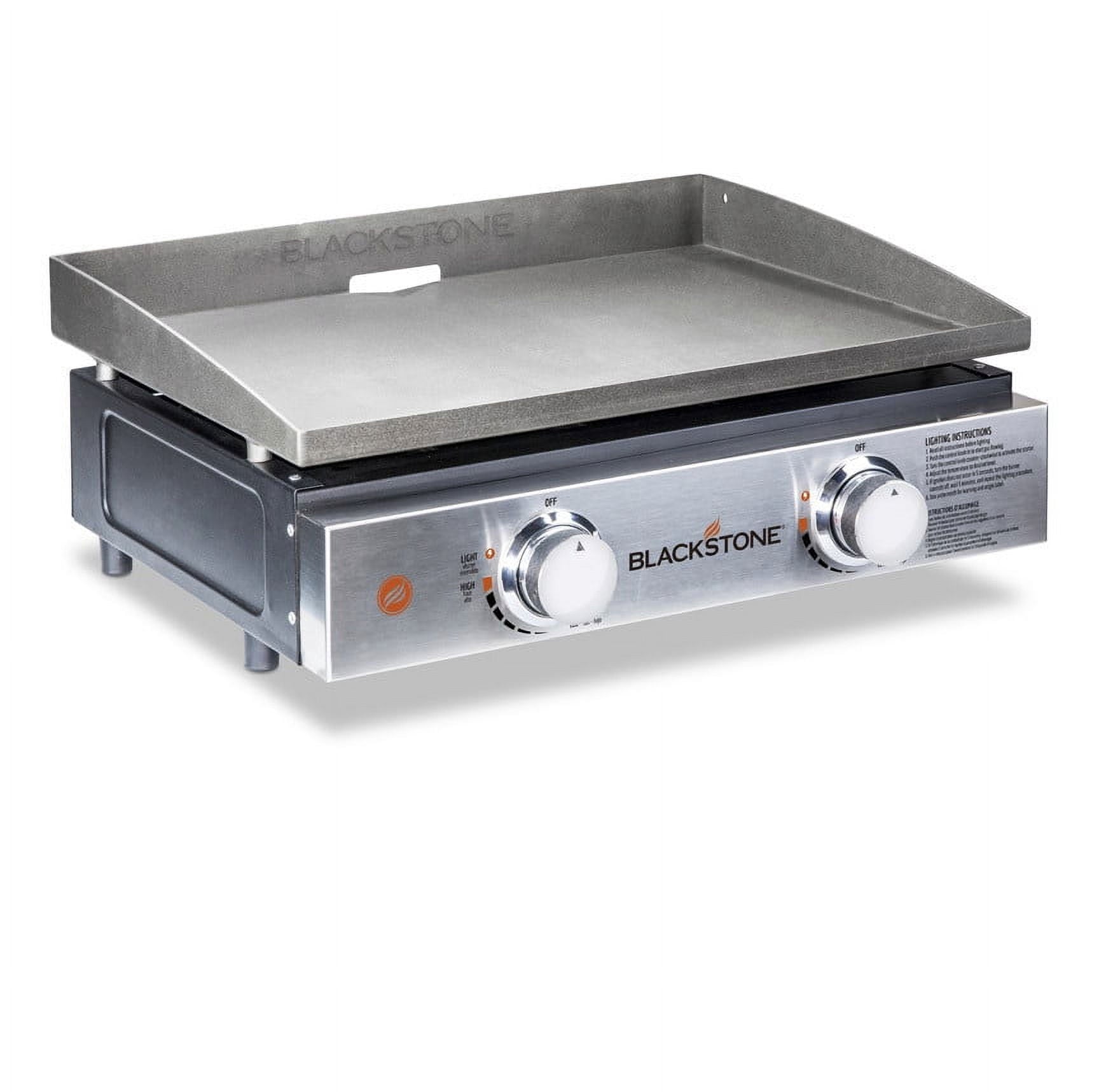 Blackstone 2-Burner 22'' Tabletop Griddle with Stainless Steel Front My Store