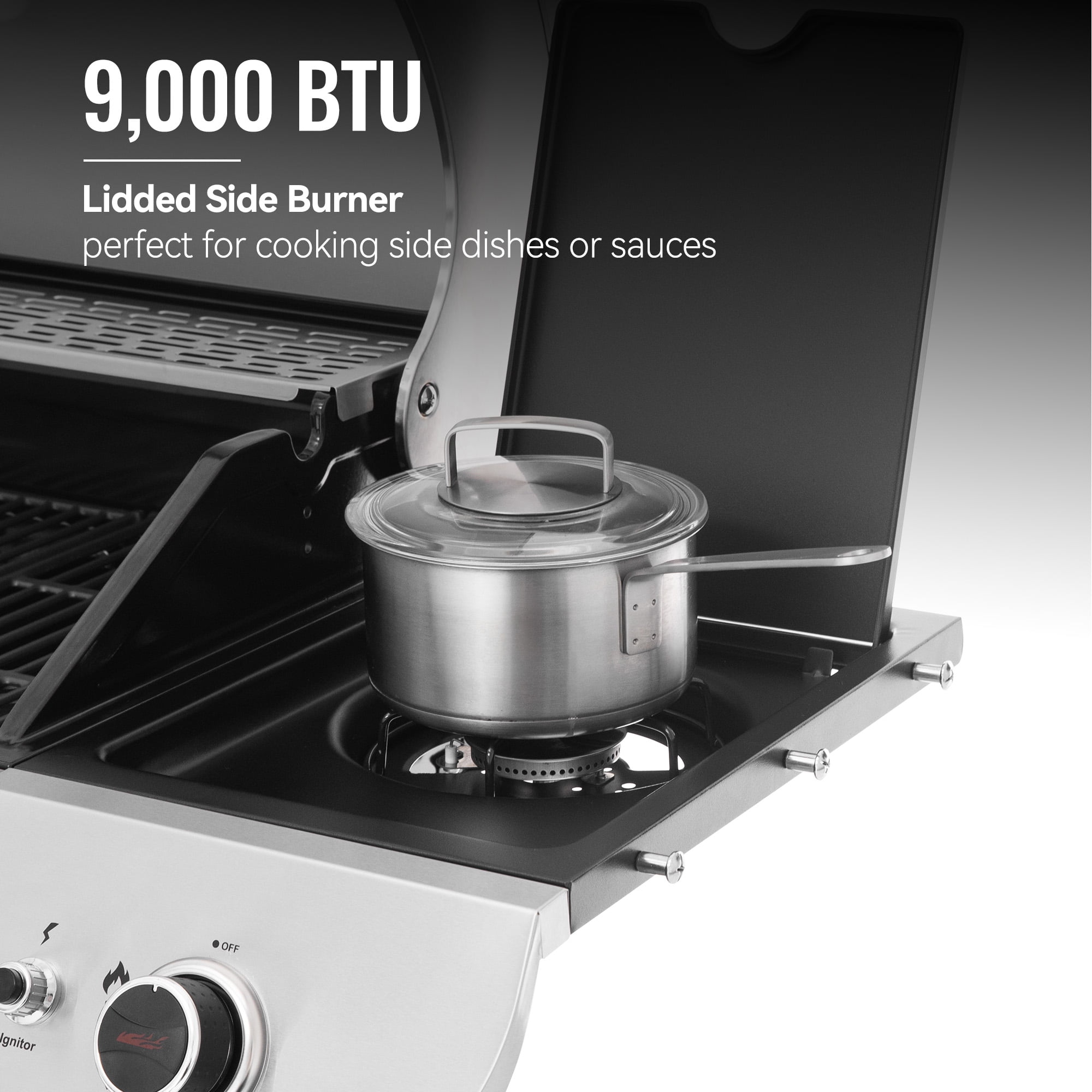 Royal Gourmet SG6002R 6-Burner BBQ Liquid Gas Grill with Sear and Side Burner, 71,000 BTU Cabinet Style Gas Grill, Outdoor Patio Garden Grill, Stainless Steel, Silver Royal Gourmet