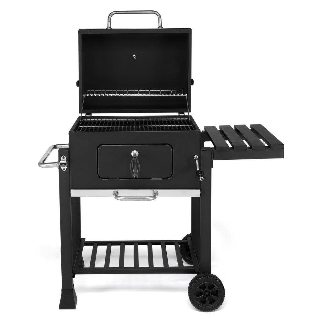 Ktaxon BBQ Grill Outdoor Charcoal Grill Smoker for Patio Backyard,Black Gas Grills