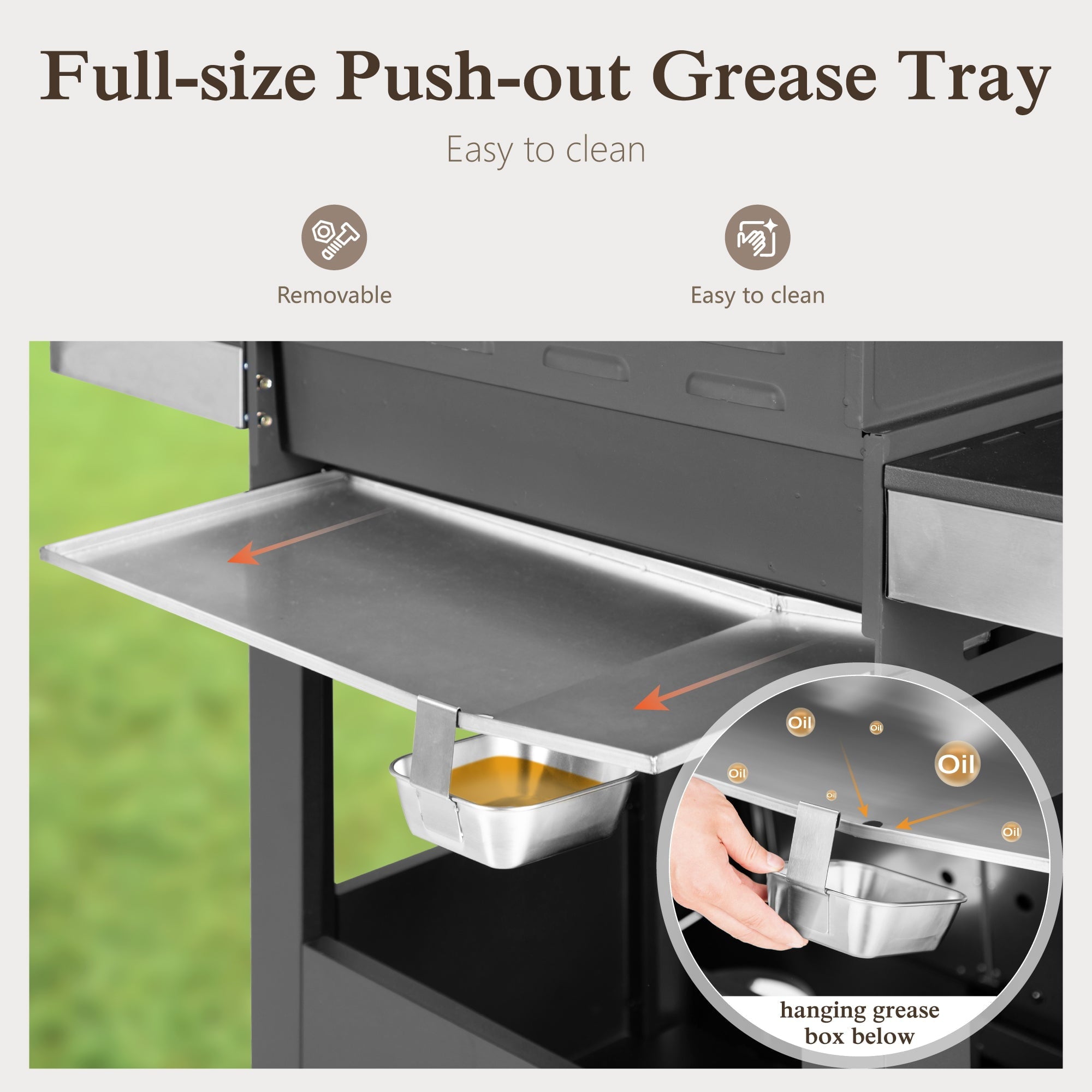 Alpha Joy 4-Burner Propane Gas Grill and Griddle Combo with Side Burner in Black Gas Grills
