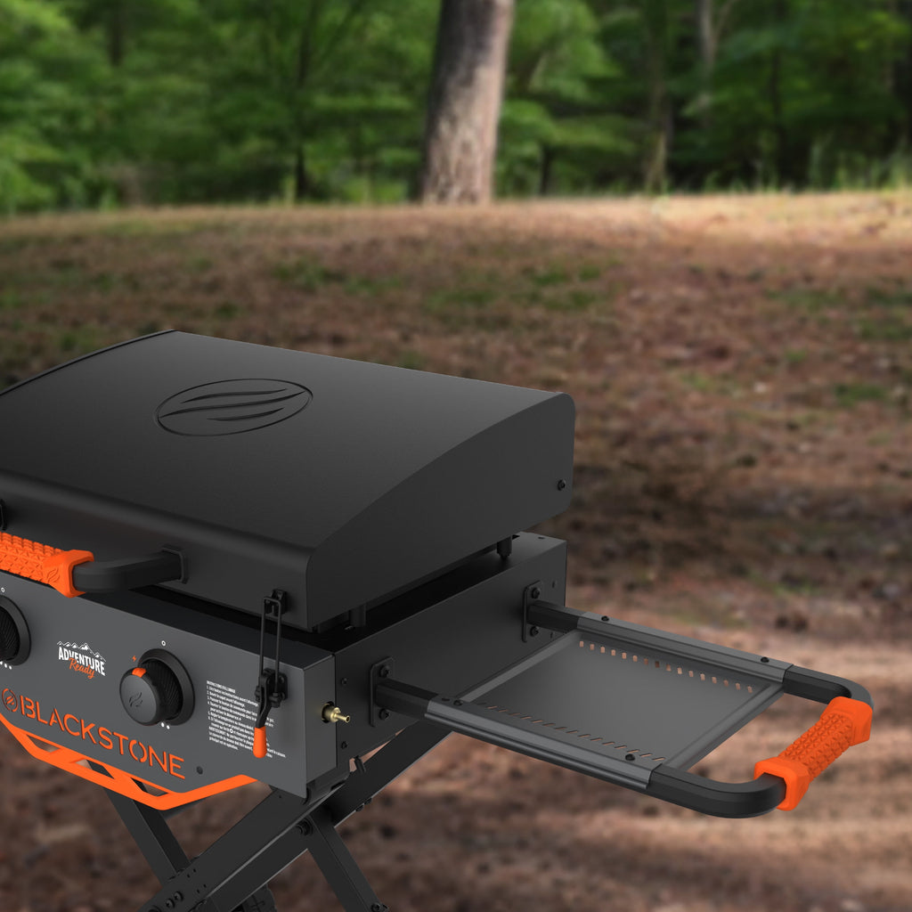 Blackstone Adventure Ready Outdoor Griddle,  2-Burner 22 Propane Flat Top Grill with Flexfold? Legs, Gray Blackstone