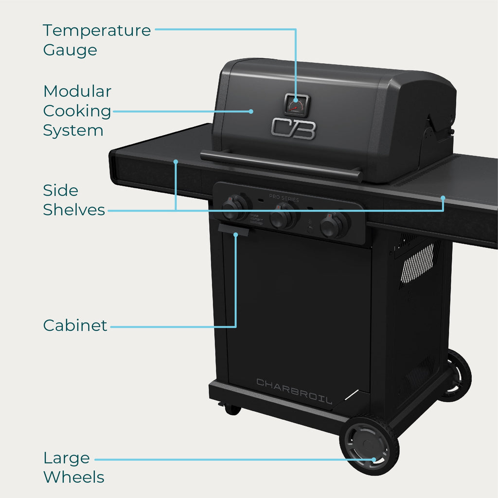 Charbroil Pro Series? 3-Burner Gas Grill and Griddle Charbroil