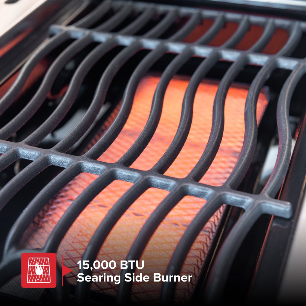 Nexgrill 4-Burner Dual Fuel Gas Grill with Side Burner and Griddle Insert, 627 SQ In Total Cooking Space, 59,000 BTUs Output, BBQ Grill Perfect for Outdoor Gatherings - 720-0958HE Gas Grills