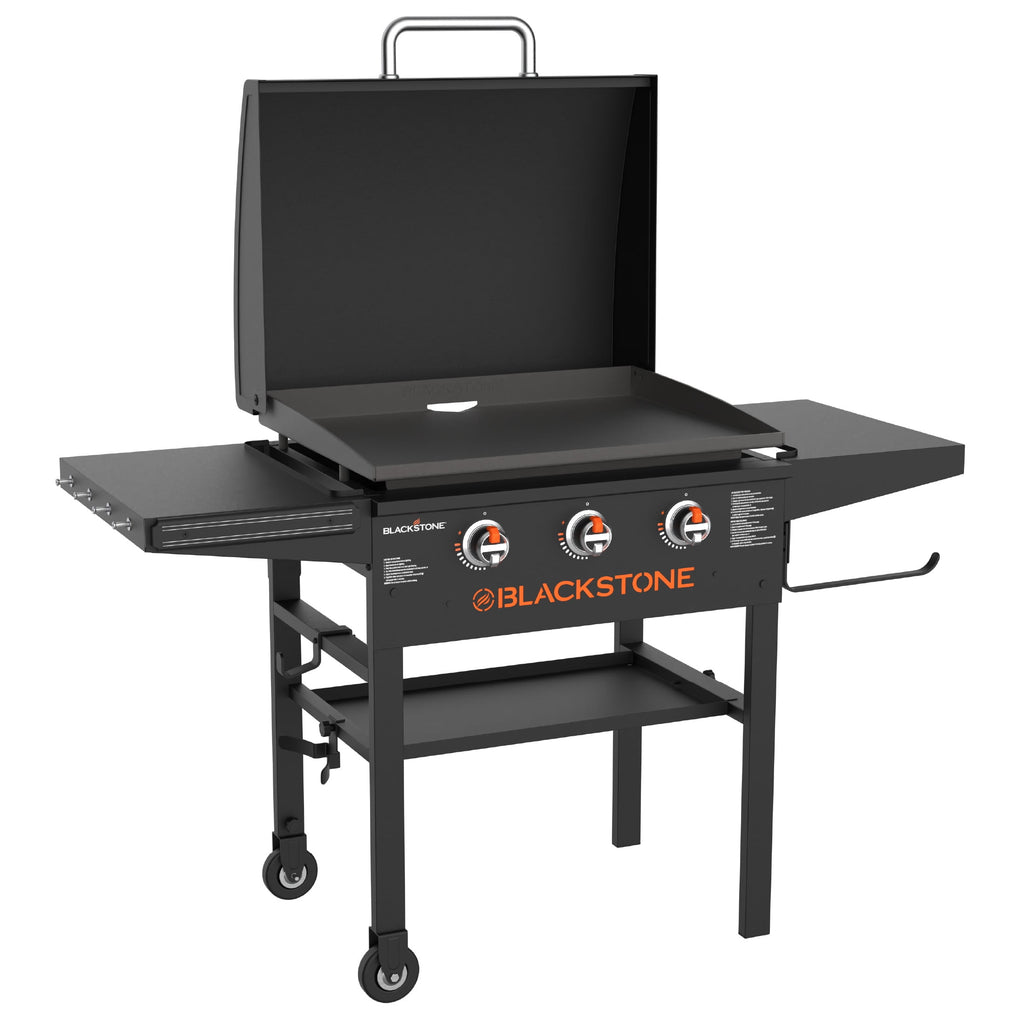 Blackstone 3-Burner 28 XL Griddle with Hood in Black Blackstone