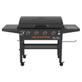 Blackstone Original Outdoor Griddle, 4-Burner 36 Propane Flat Top Grill with Hood, Black Blackstone