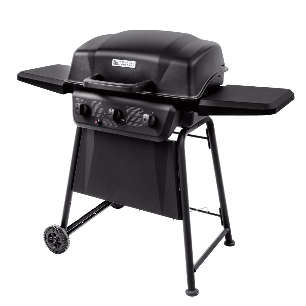 American Gourmet 3 Burner Liquid Propane Grill Black American Gourmet Pretzel