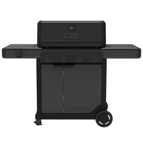 Charbroil? Commercial Series? 4-Burner Gas Grill & Griddle, Black Charbroil
