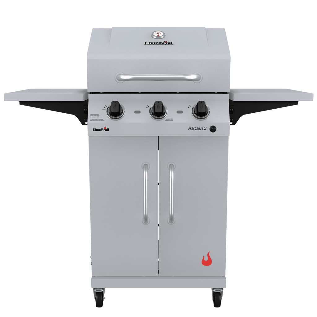 Charbroil? Performance Series? 3-Burner Cabinet Gas Grill, 375 sq in, Clay Charbroil
