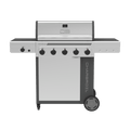Charbroil Performance Series? FlavorMax? 5 Burner Gas Grill Cabinet with Side Burner Gray Stainless Charbroil