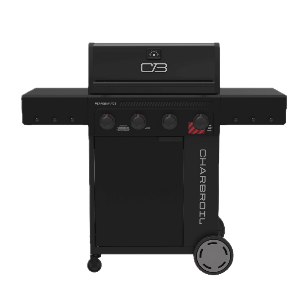 Charbroil Performance Series? FlavorMax? 4 Burner Gas Grill Cabinet with Sear Burner Blackout Charbroil