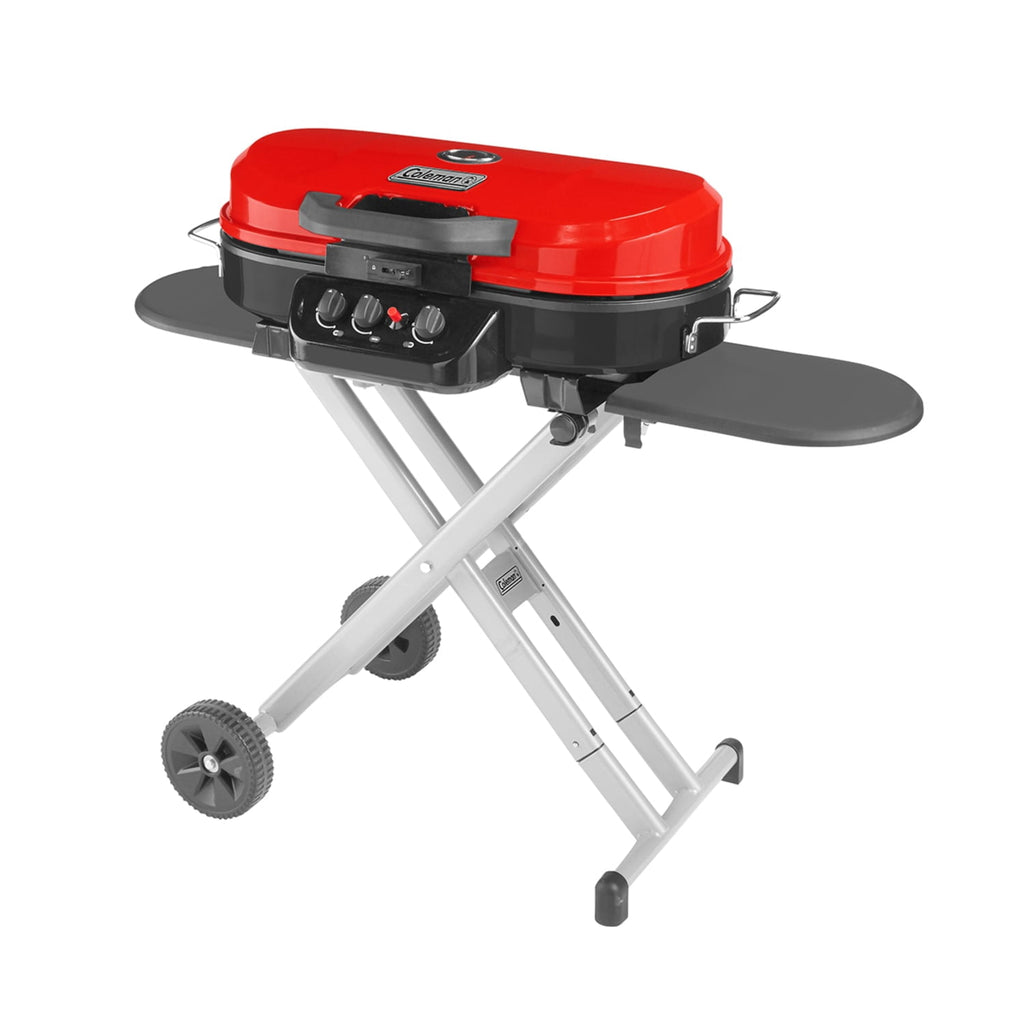 Coleman RoadTrip 285 Standup Propane Gas Grill, Red Gas Grills