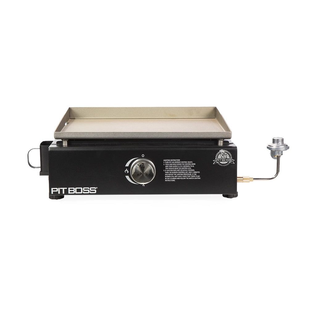 Pit Boss 1 Burner Portable Gas Griddle, Lightweight and portable Cast Iron Griddle Pit Boss