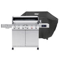 Monument Grills 6+1 Burner Smart Tech Propane Gas Grill for Outdoor Cooking , Denali 605Pro Stainless Steel Grill 78,000 BTU with Side Sear Burner, Smoker Box, Cover and Rotisserie Kit My Store