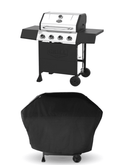 Expert Grill 4 Burner Propane Gas Grill and Protective Soft Cover Expert Grill
