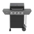 Megamaster 4-Burner Propane Gas Grill with Side Tables, 44,000BTUs, 566.92 SQ. In. Cooking Space, 2 Wheel Transport, Outdoor Kitchen Grill for BBQs, Backyards, Tailgating, and More - 720-1093B Gas Grills