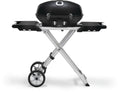 Napoleon TravelQ PRO285 1-Burner with Scissor Cart Propane Gas Portable Grill in Black Napoleon