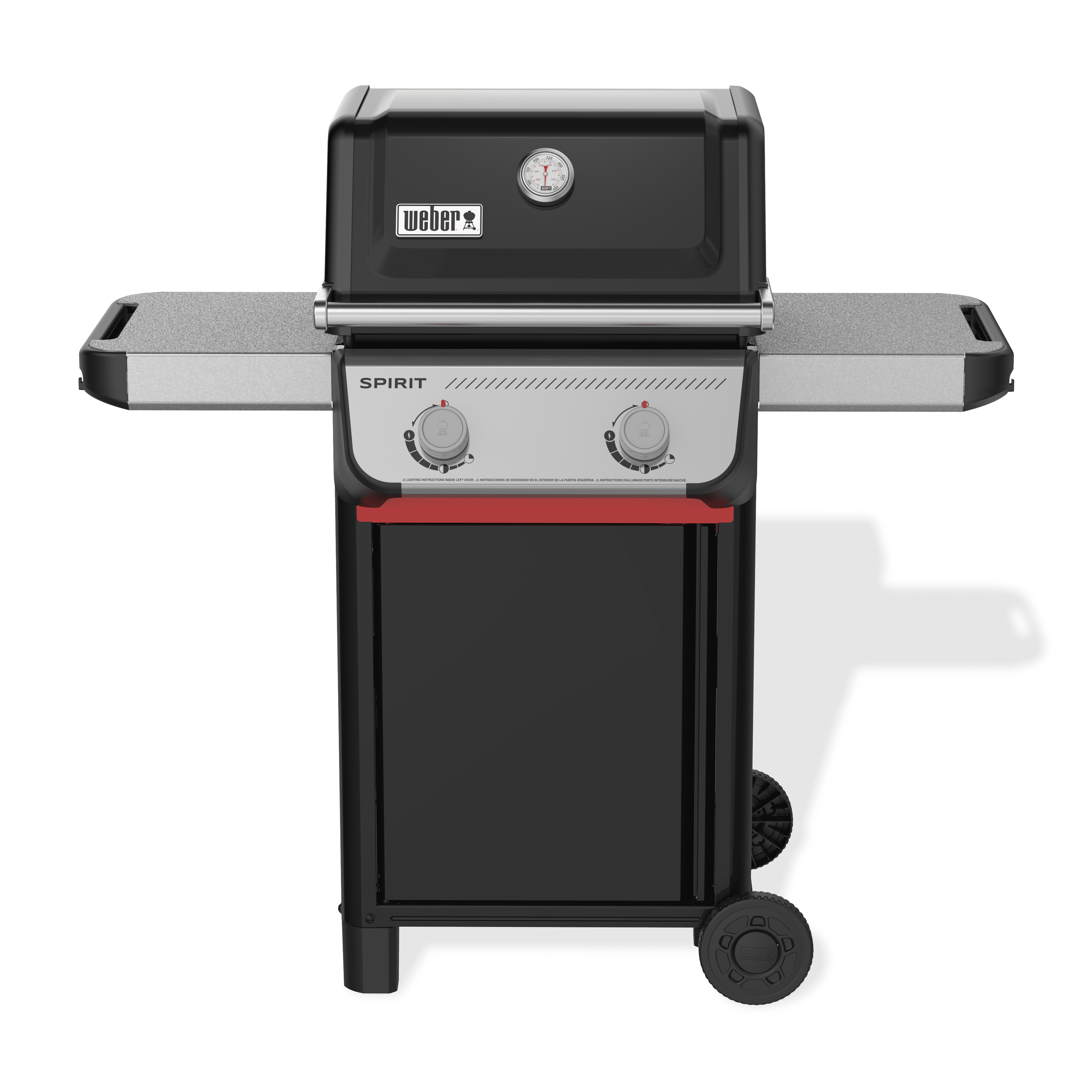 Weber Spirit Gas Grill, E-210 2 Burner Propane Gas Grill with Wheels, Black Gas Grills