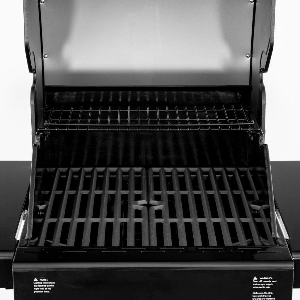 Permasteel 2-Burner Compact Propane Gas Grill with Foldable Sides, Black with Copper Accent Gas Grills