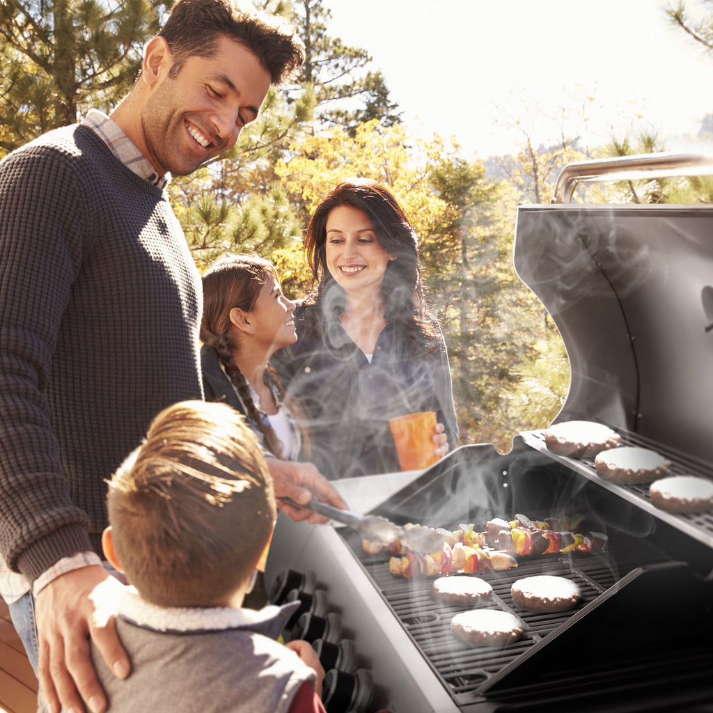 Royal Gourmet SG6002R 6-Burner BBQ Liquid Gas Grill with Sear and Side Burner, 71,000 BTU Cabinet Style Gas Grill, Outdoor Patio Garden Grill, Stainless Steel, Silver Royal Gourmet