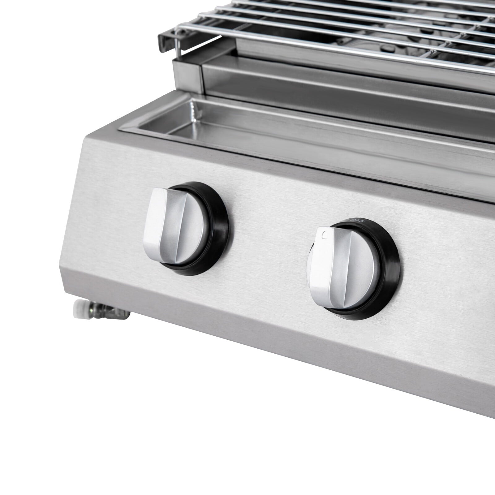 4 Burner Gas BBQ Grill Stainless Steel – LPG Only, 2800Pa Low Pressure, Portable TOOL1SHOoo