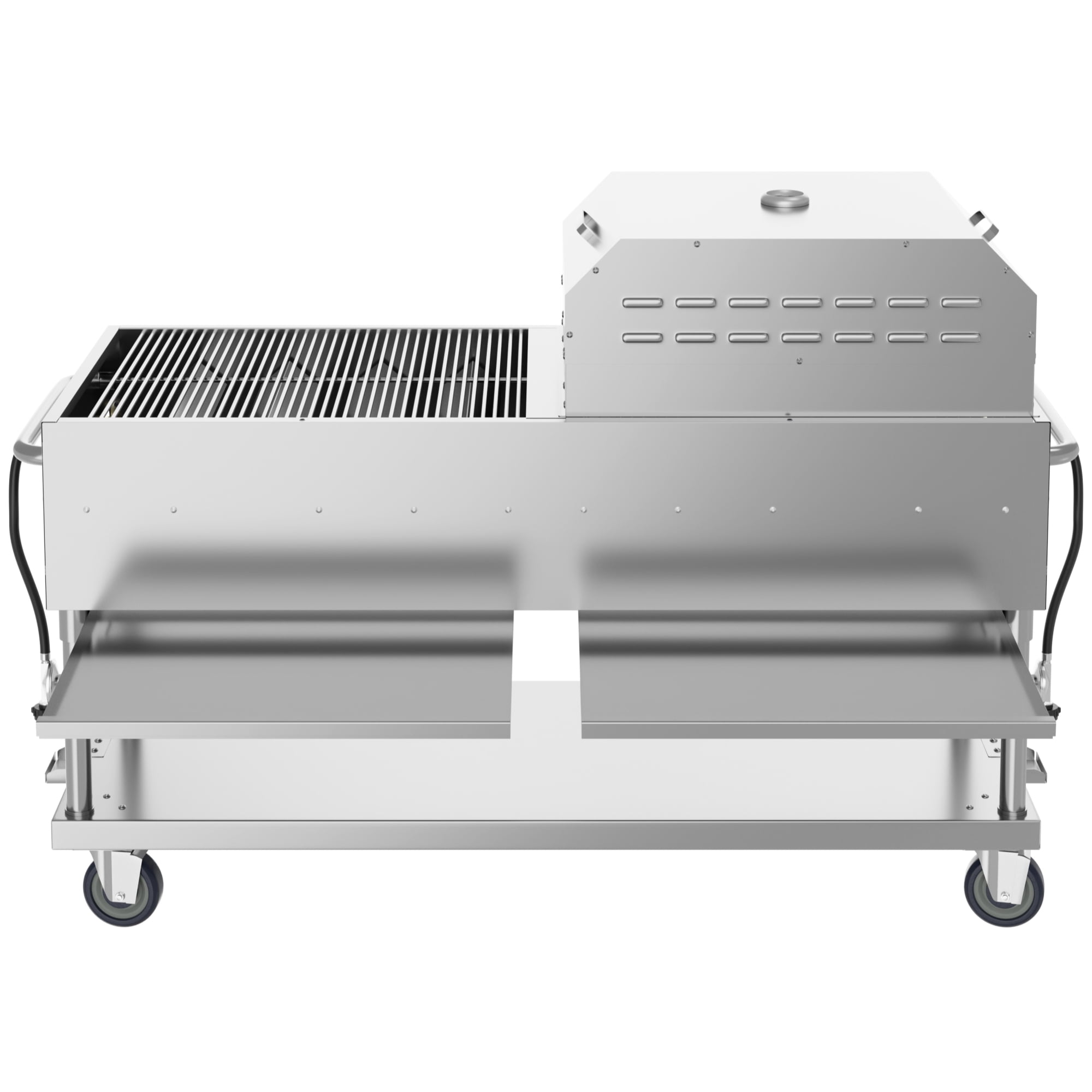 72 in. Commercial Outdoor Propane Gas Grill with 36 in. Pizza Oven in Stainless-Steel (CGKIT7-P36) Koolmore